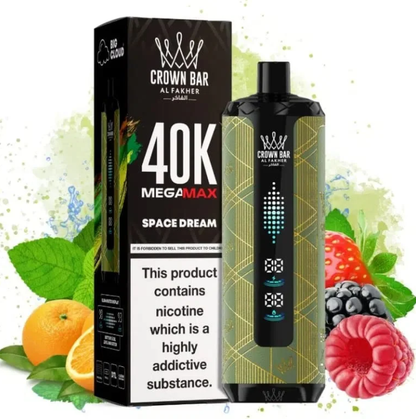 Kit monouso AL Fakher Crown Bar Mega Max 40K 40000 Puffs