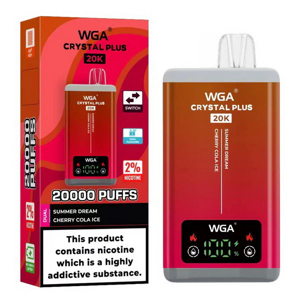 WGA Crystal Plus 20000 Puffs 2-in-1 Kit monouso ricaricabile