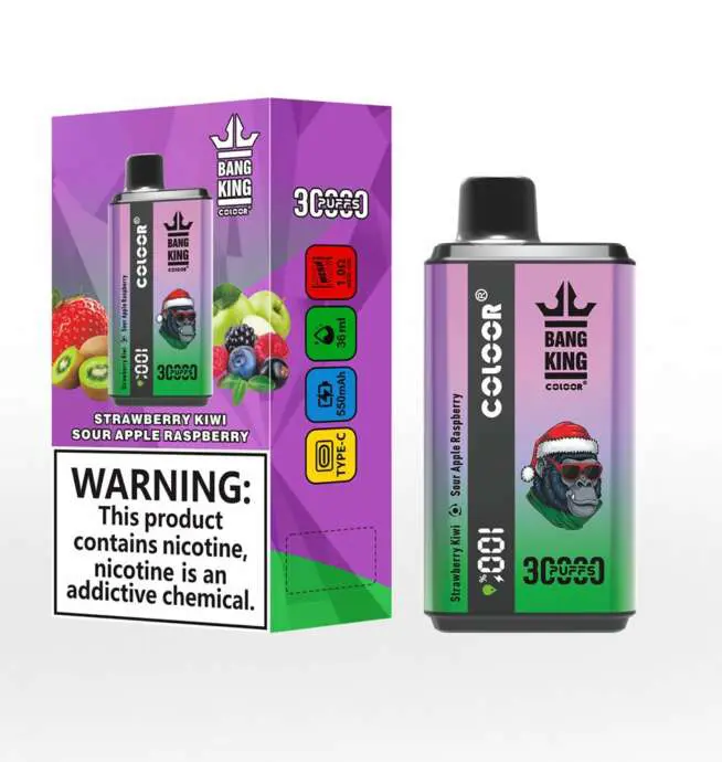 Bang King 30000 Puffs Double Flavor monouso Vape (display LED)