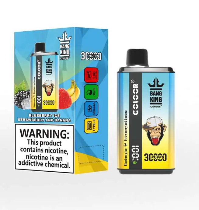 Bang King 30000 Puffs Double Flavor monouso Vape (display LED)