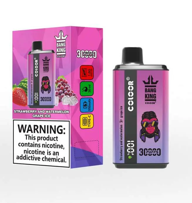 Bang King 30000 Puffs Double Flavor monouso Vape (display LED)