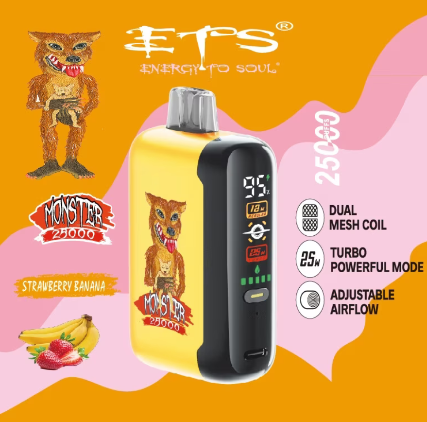 Kit Monouso ETS Monster 25000 25K Puffs