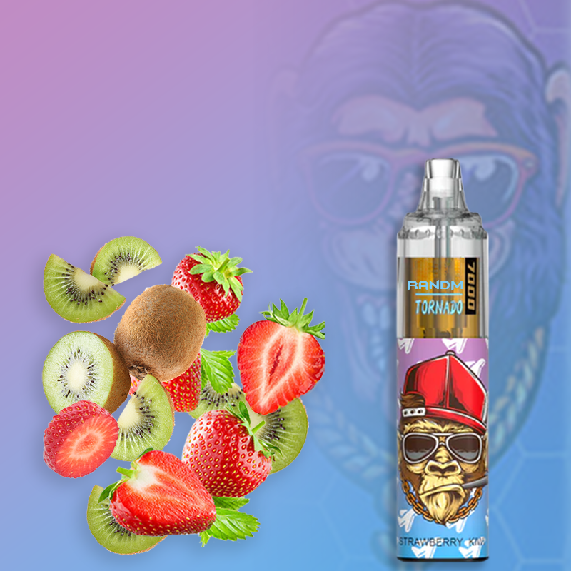 Kit RandM Tornado 7000 Puff monouso ricaricabile 14 ml (20mg) - Acquista 3 pezzi di kit usa e getta, riceverai 1 pezzo* UTCO Gorilla 7000 (50mg) gratuitamente (gusti casuali).