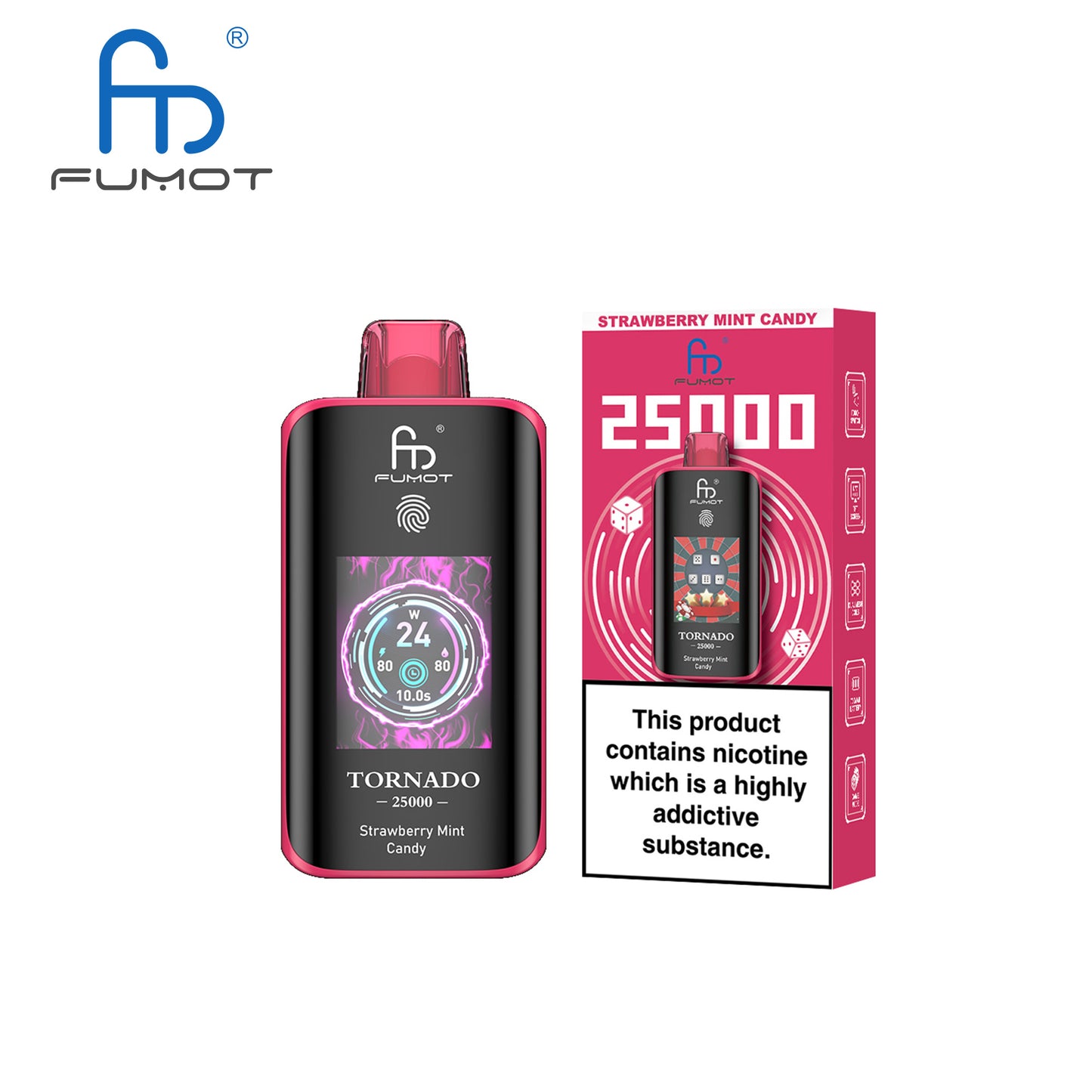 [Clearance Sale] Kit monouso Fumot Randm Tornado 25000 25K Puffs (Touch Button)