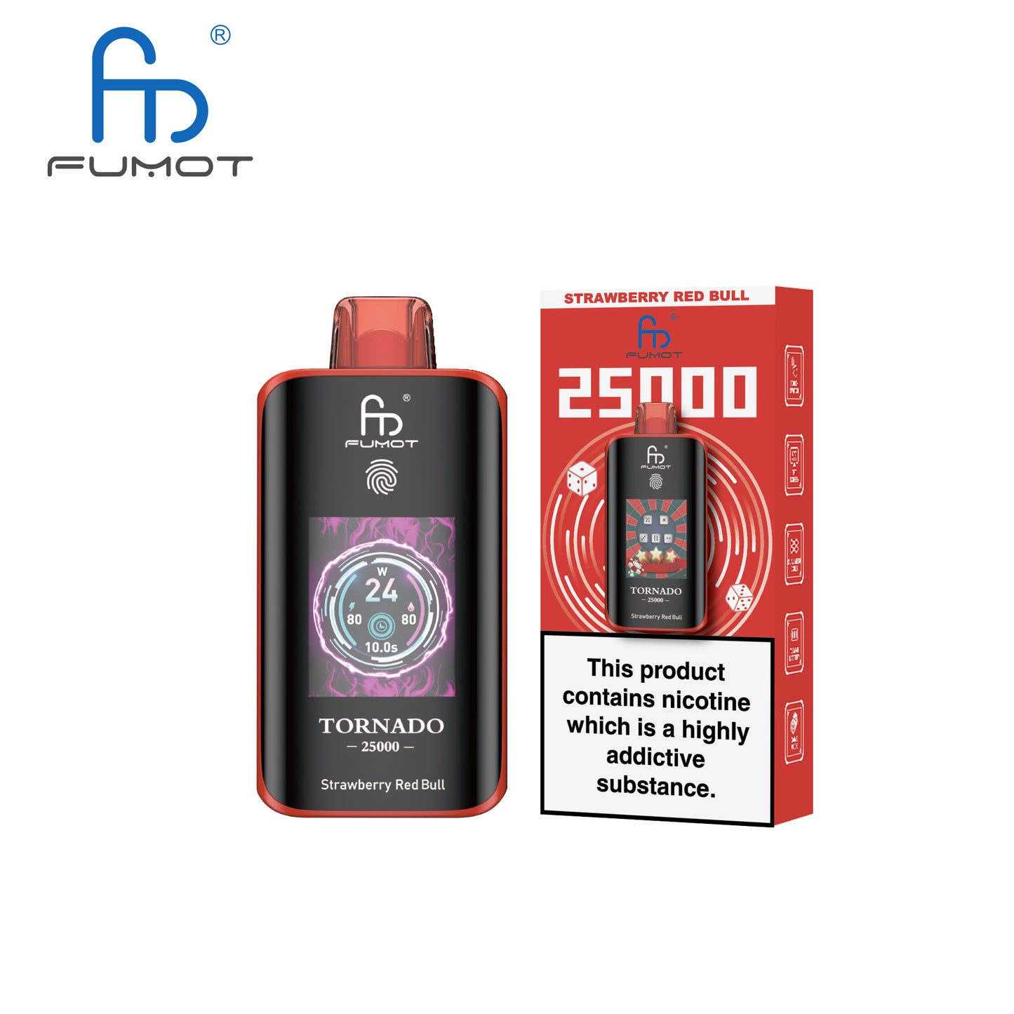[Clearance Sale] Kit monouso Fumot Randm Tornado 25000 25K Puffs (Touch Button)