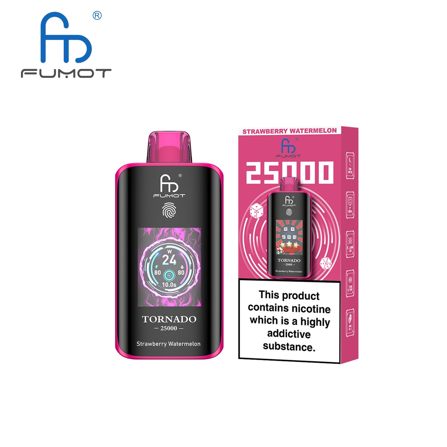 [Clearance Sale] Kit monouso Fumot Randm Tornado 25000 25K Puffs (Touch Button)