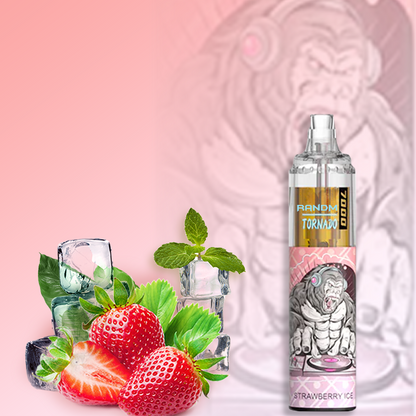 Kit RandM Tornado 7000 Puff monouso ricaricabile 14 ml (20mg) - Acquista 3 pezzi di kit usa e getta, riceverai 1 pezzo* UTCO Gorilla 7000 (50mg) gratuitamente (gusti casuali).