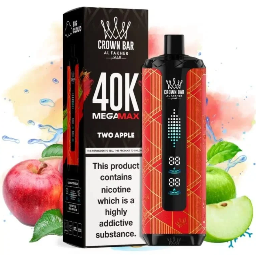 Kit monouso AL Fakher Crown Bar Mega Max 40K 40000 Puffs