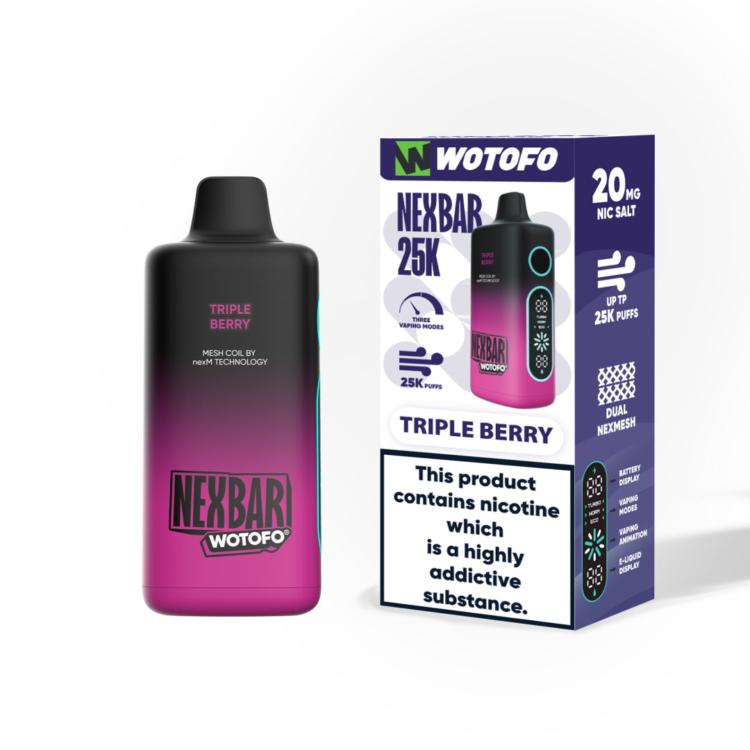 Kit monouso Wotofo Nexbar 25K 25000 Puffs