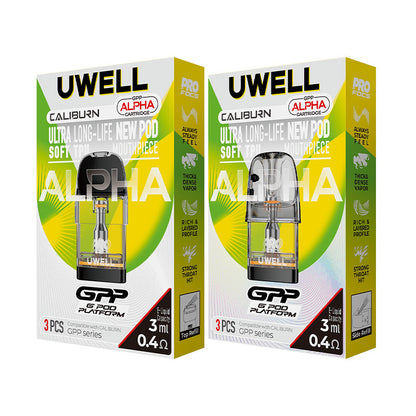 Uwell Caliburn GPP Alpha Pod Cartucce 3 ml 3pezzi/confezione