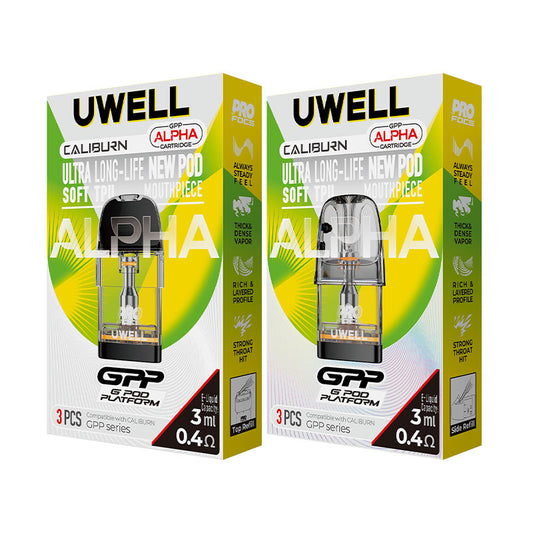 Uwell Caliburn GPP Alpha Pod Cartucce 3 ml 3pezzi/confezione