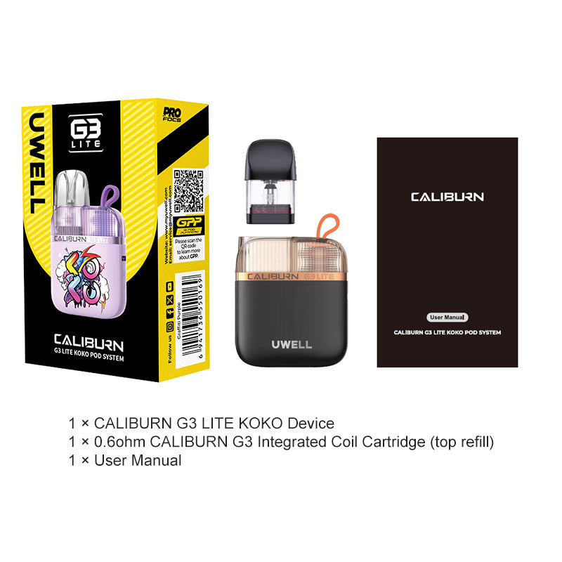 Kit Pod Uwell Caliburn G3 Lite KOKO 25W