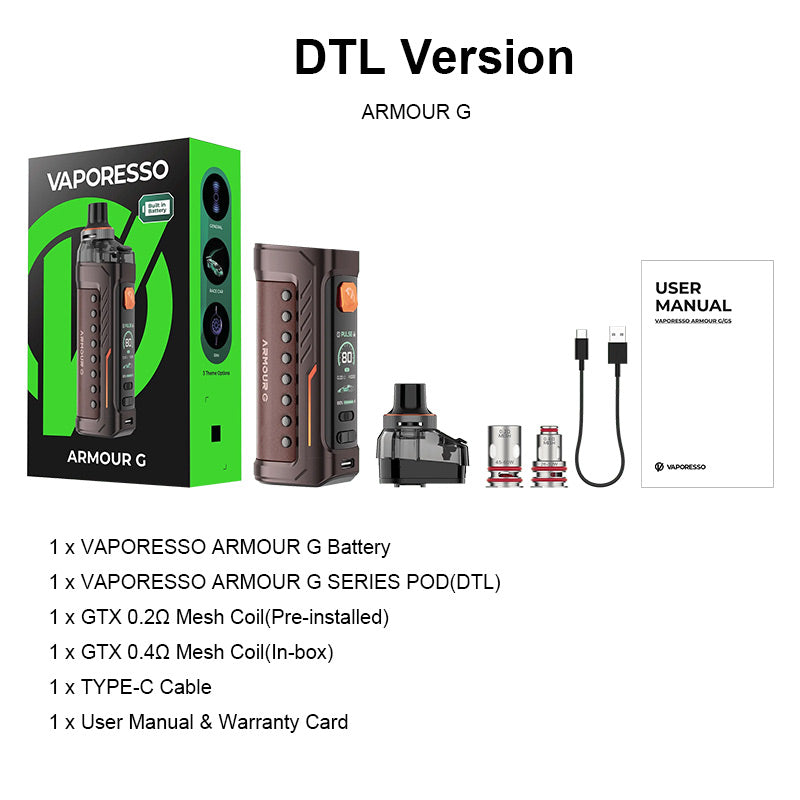 Kit Vaporesso Armour G 80W Pod Mod online scontate | it.vapormo.com It.VaporMo.com Kit Vaporesso Armour G 80W Pod Mod online scontate | it.vapormo.com It.VaporMo.com
