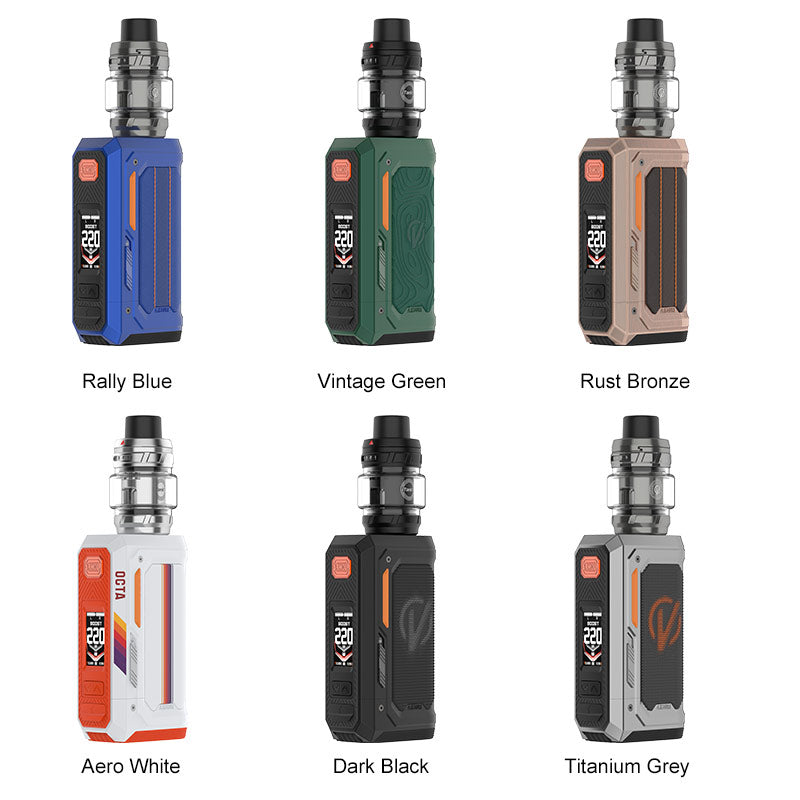 Kit Vaporesso Armour OCTA 220W con atomizzatore iTank T Dual Mesh 6ml