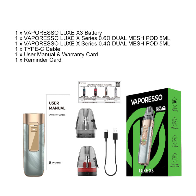 Kit pod Vaporesso LUXE X3 45W