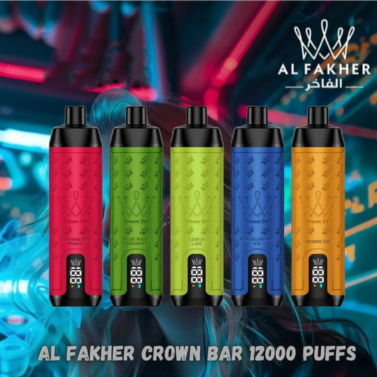 Kit monouso Al Fakher Crown Bar 12000 Puffs Shisha Hookah