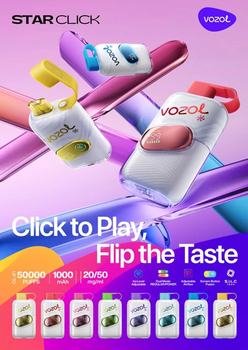 Kit monouso ricaricabile Vozol Star Click 50K Puffs (50000 Puffs)