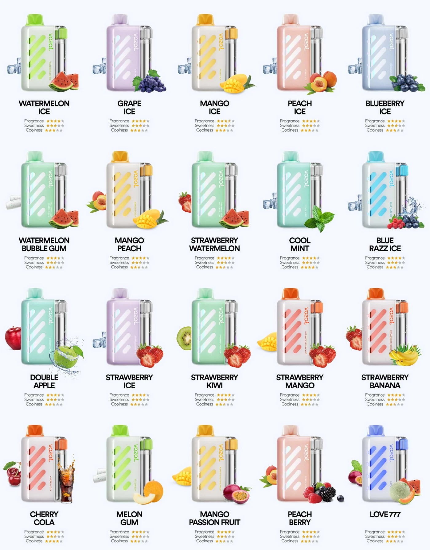 Kit monouso ricaricabile VOZOL Vista 40000 Puffs 20ml(40K Puffs)