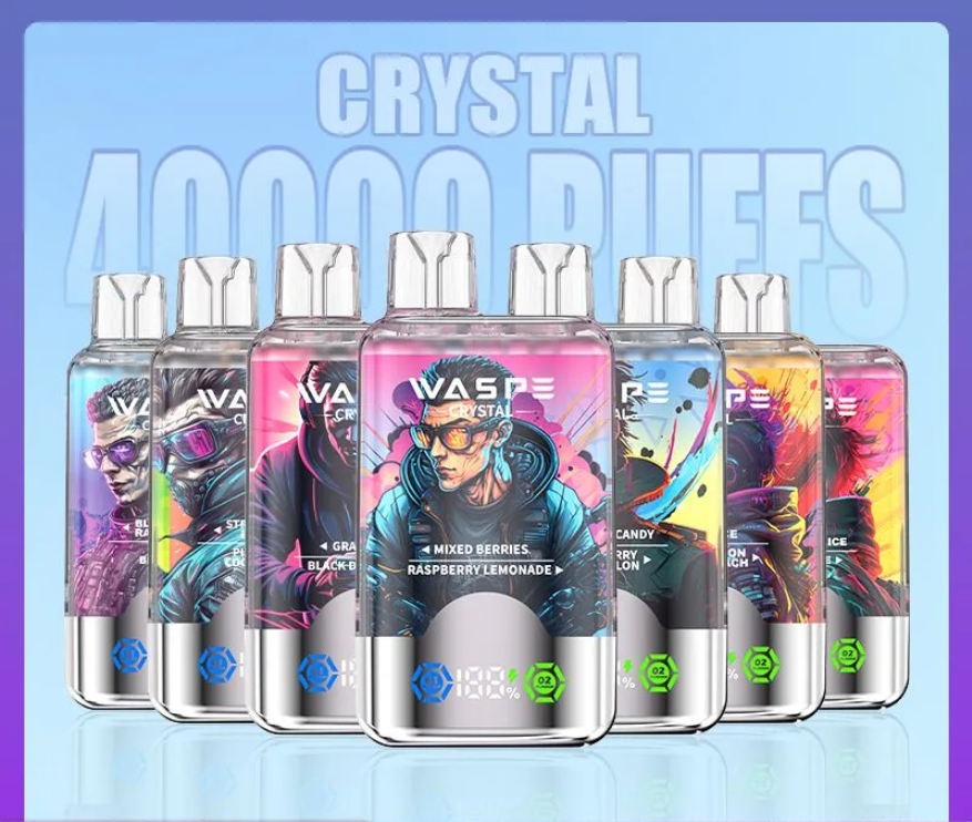 Kit monouso WASPE Crystal 40000 Puffs 40K (doppio gusto)