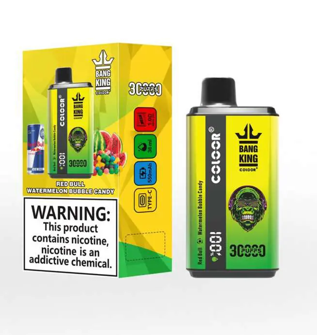 Bang King 30000 Puffs Double Flavor monouso Vape (display LED)