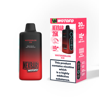 Kit monouso Wotofo Nexbar 25K 25000 Puffs