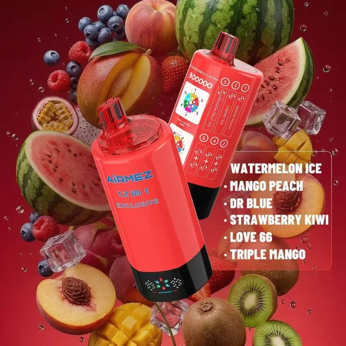 Kit monouso Airmez 12IN1 300K 300000 Puffs 90ml