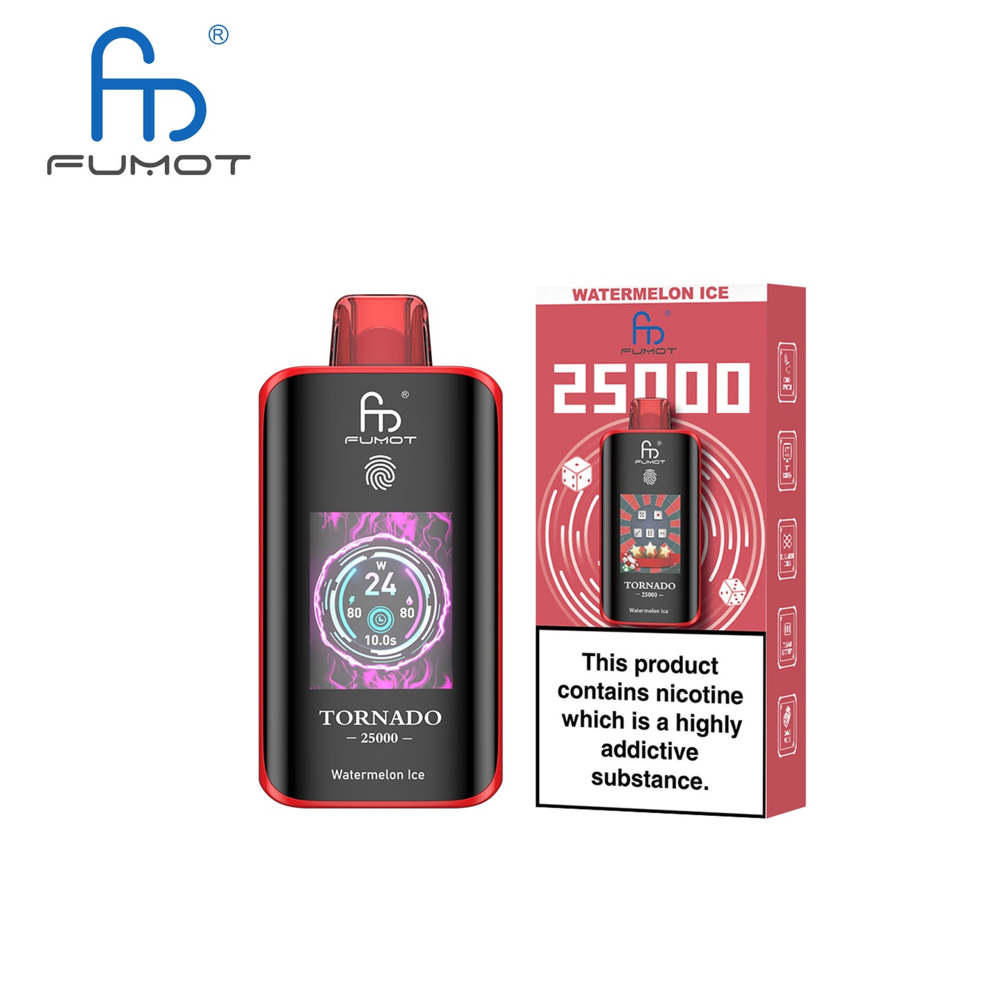 [Clearance Sale] Kit monouso Fumot Randm Tornado 25000 25K Puffs (Touch Button)