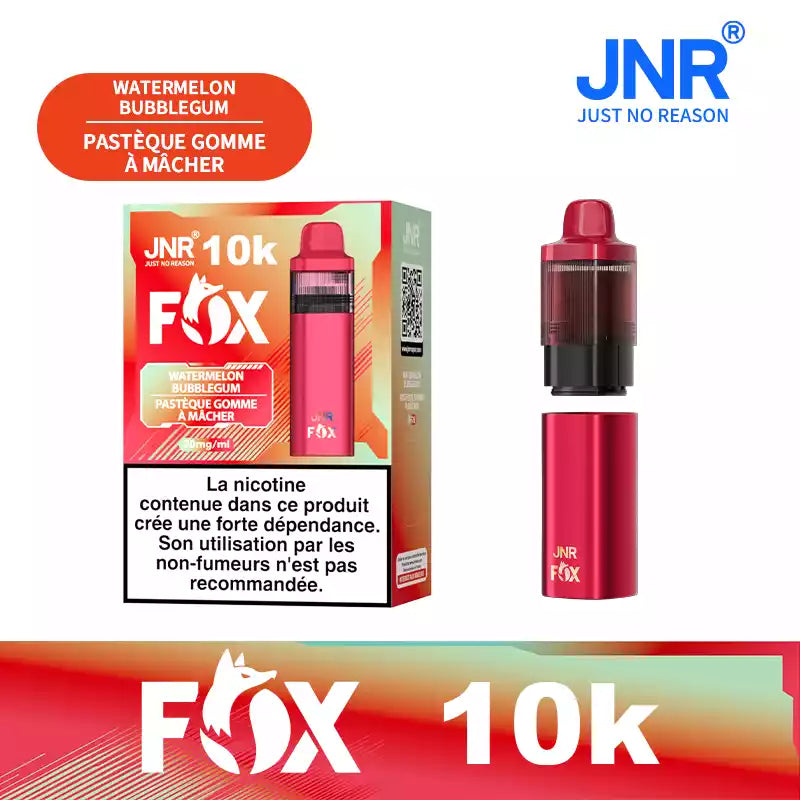 Kit monouso preriempito JNR Fox 10000 Puffs