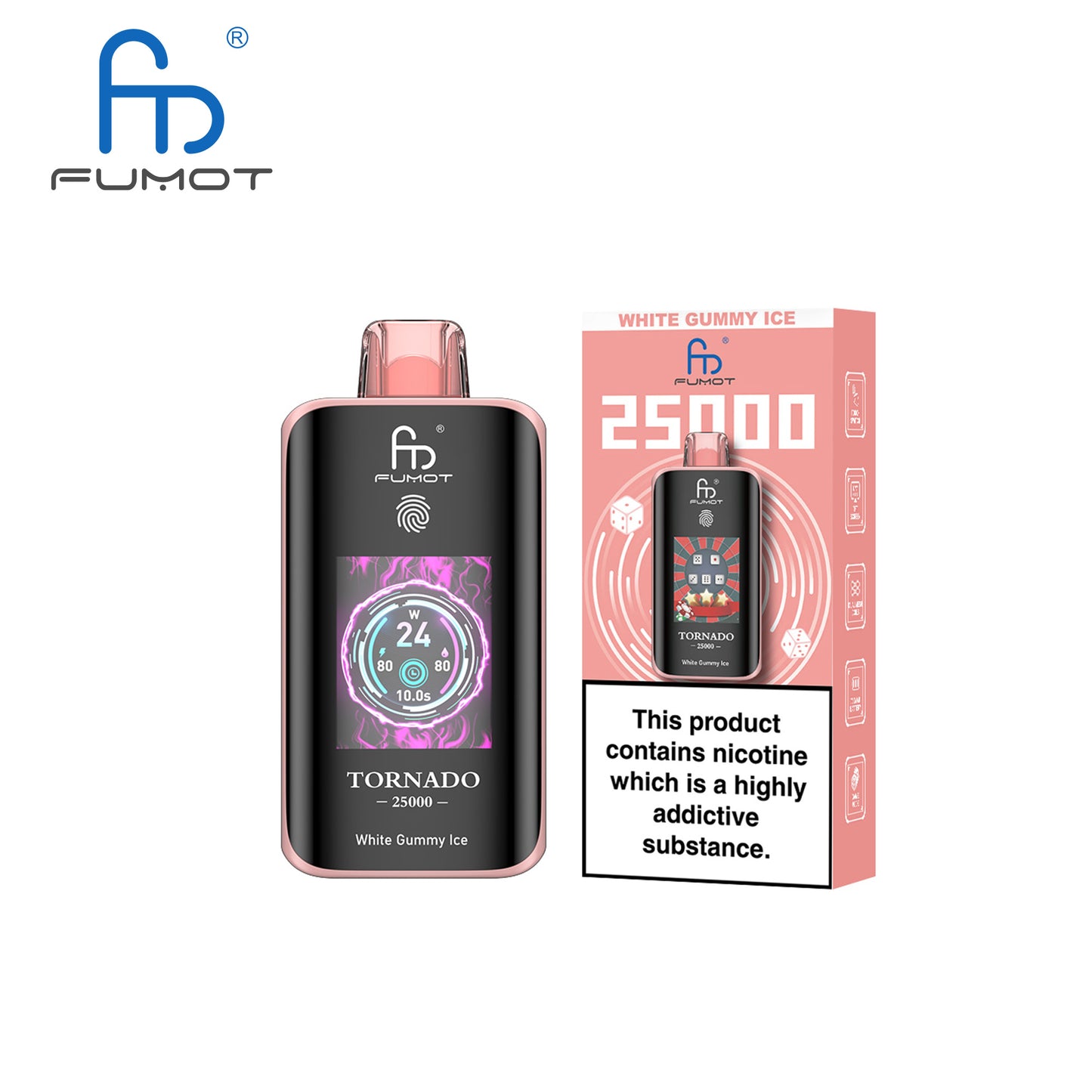 [Clearance Sale] Kit monouso Fumot Randm Tornado 25000 25K Puffs (Touch Button)