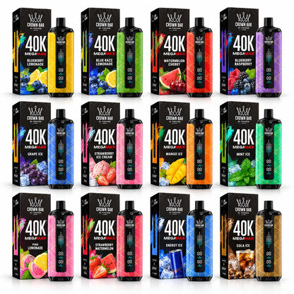 Kit monouso AL Fakher Crown Bar Mega Max 40K 40000 Puffs