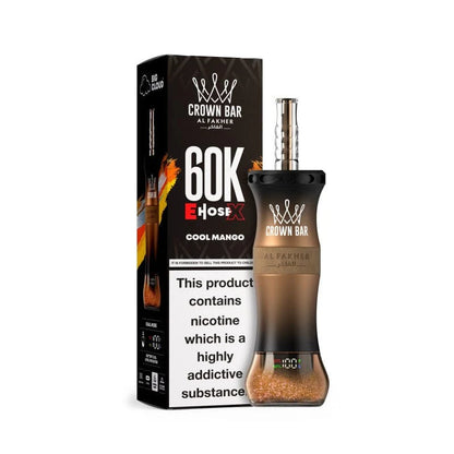 Kit monouso AL Fakher Crown Bar 60K 60000 Puffs E-Hose X