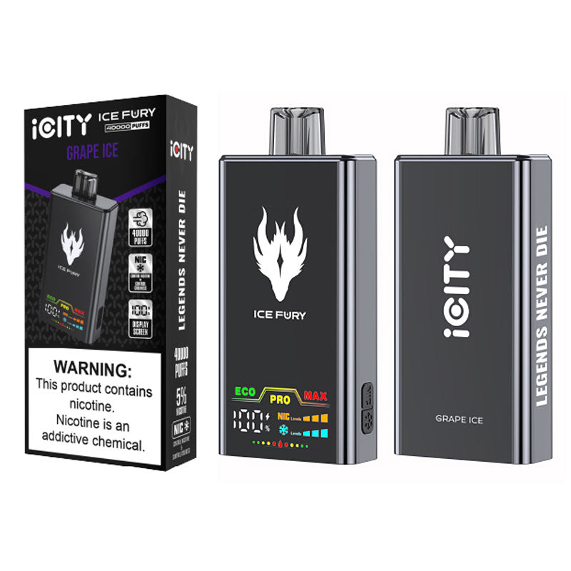 Kit monouso iCity ICE FURY 40K 900mAh 26ml (40000 Puffs)