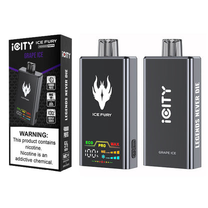 Kit monouso iCity ICE FURY 40K 900mAh 26ml (40000 Puffs)