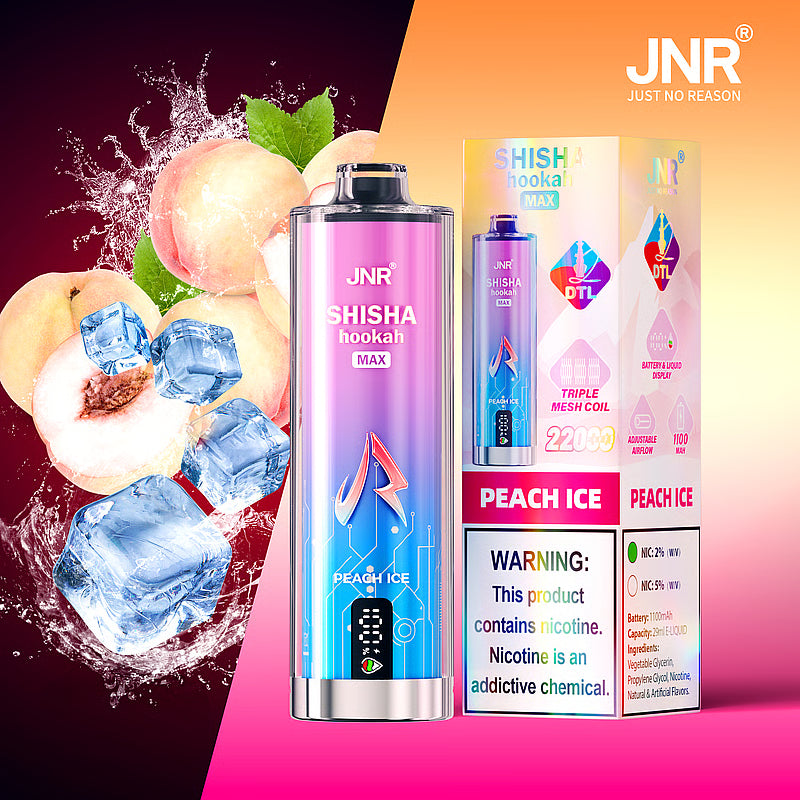 Kit monouso JNR Shisha Hookah Max 22000 22K Puffs DTL