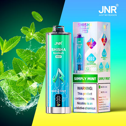 Kit monouso JNR Shisha Hookah Max 22000 22K Puffs DTL
