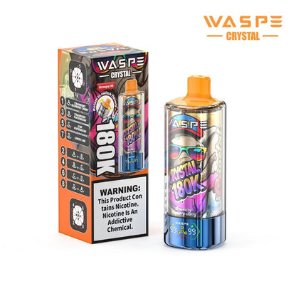 Kit monouso WASPE Crystal 8-in-1 180K 180000 Puffs 68ml