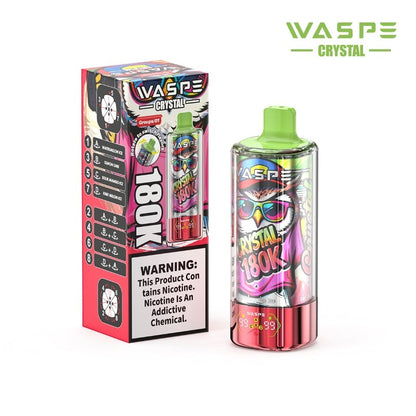 Kit monouso WASPE Crystal 8-in-1 180K 180000 Puffs 68ml