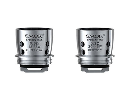 Confezioni da 5 pezzi SMOK Spirals Dual Core 0,3 Ohm/0,6 Ohm Coils