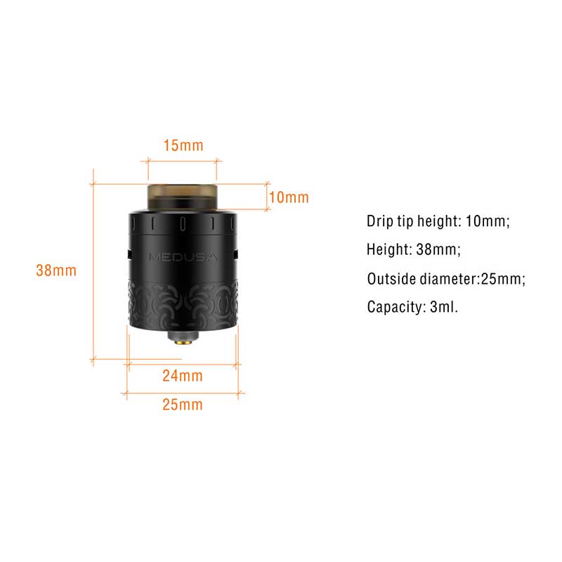 GeekVape Medusa RDTA 3ML Atomizzatore per un prezzo basso | it.vapormo.com It.VaporMo.com GeekVape Medusa RDTA 3ML Atomizzatore per un prezzo basso | it.vapormo.com It.VaporMo.com