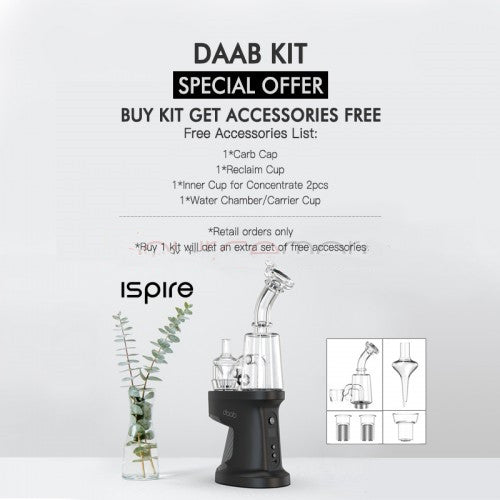 Ispire Dab Kit Esterno Dual 18650mah(Accessori gratuiti)