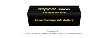 Aspire INR 18650 Li-ion Batteria 20A 2600mAh