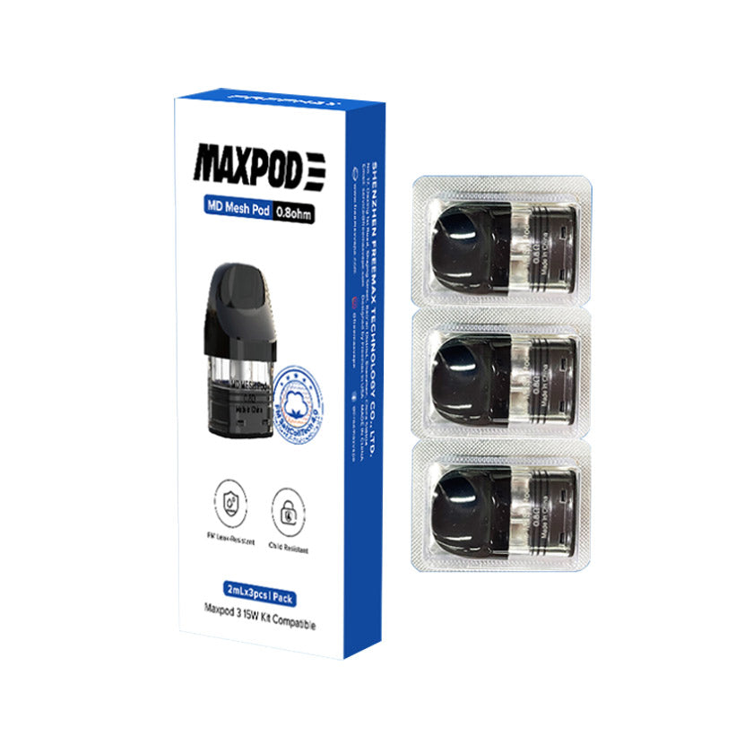 Freemax MD Mesh Pod per Maxpod 3 Pod Kit 2 ml 3 pz/pacco