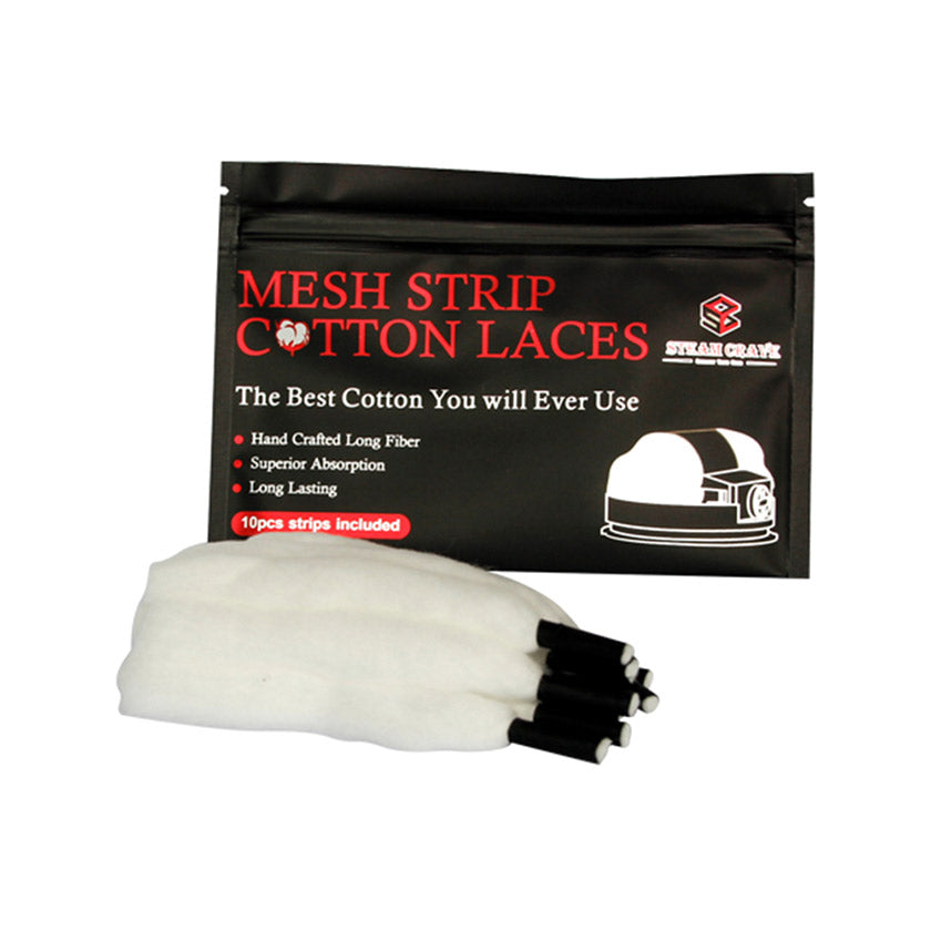 Steam Crave Mesh Strip Cotton per Aromamizer Plus V2 RDTA, Supreme V3 (10 pezzi/pacco)