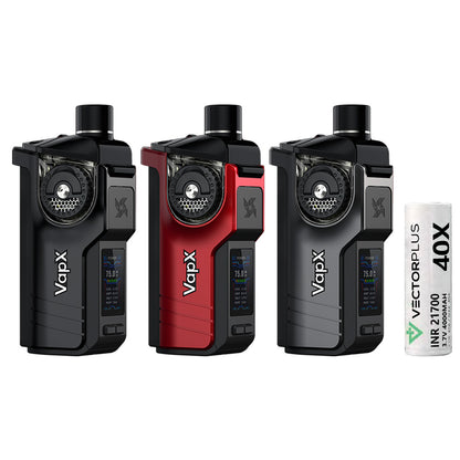 VapX Geyser 100W Pod Kit 4000mAh con 21700 Batteria