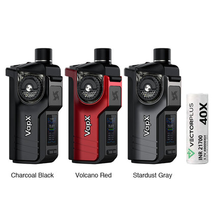 VapX Geyser 100W Pod Kit 4000mAh con 21700 Batteria