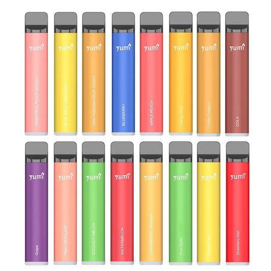 [Clearance sale] YUMI Bar 1500 PUFF Kit 850mAh sigarette elettroniche usa e getta (50mg typ)