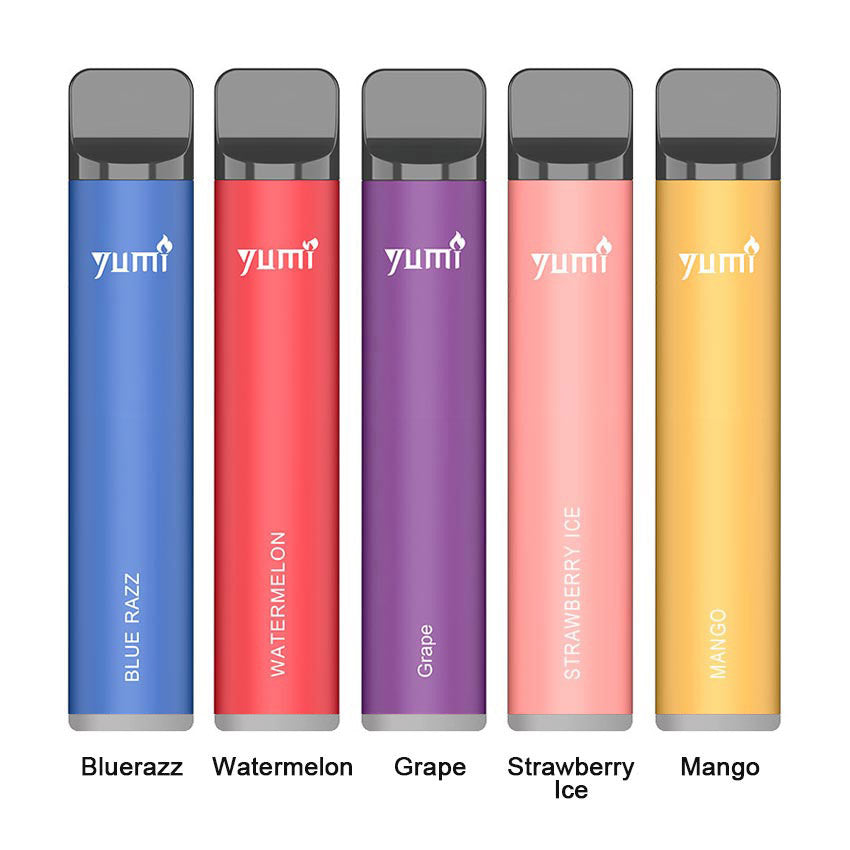[Offerta speciale] YUMI Bar 1500 tiri (puff) sigarette elettroniche usa e getta Kit 850mAh (0mg)