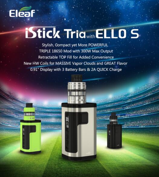 Eleaf iStick Tria 300W Kit con ELLO S Atomizzatore