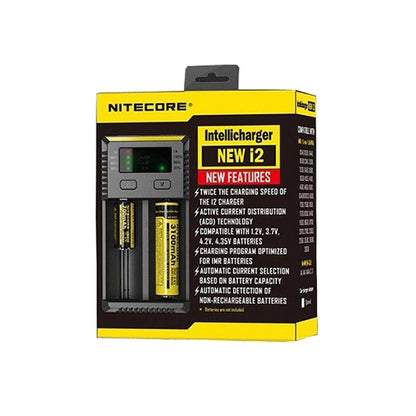 Nitecore New i2 Caricabatterie Intellicharger EU/US TC MOD Batteria