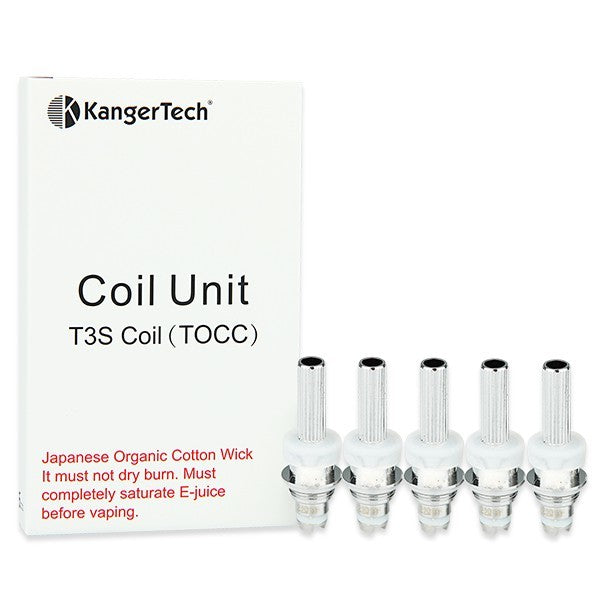 Confezioni da 5 pezzi KangerTech TOCC Sostituzione Coil Unit